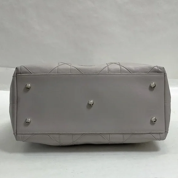 Dior Gray Lambskin Granville Satchel with Sturdy Handles - Picture 5 of 9